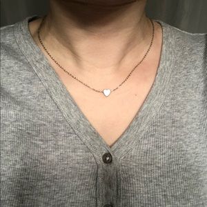 Small Silver Heart Necklace